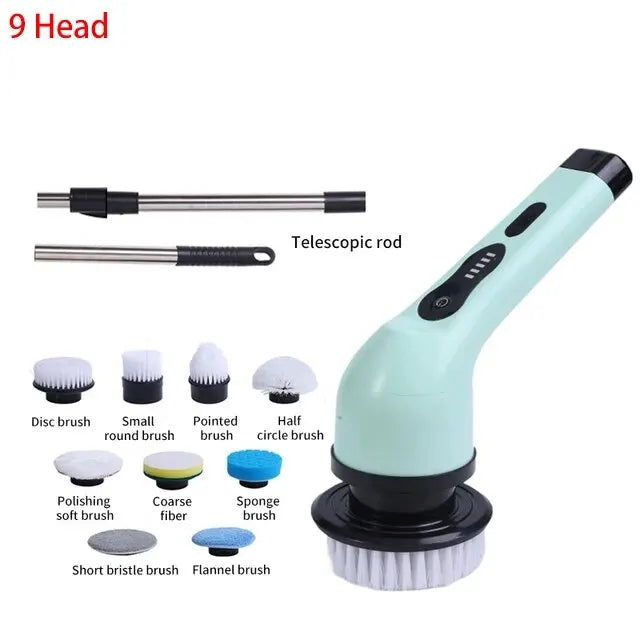 Wireless Electric Cleaning Brush Bathroom Window Kitchen
