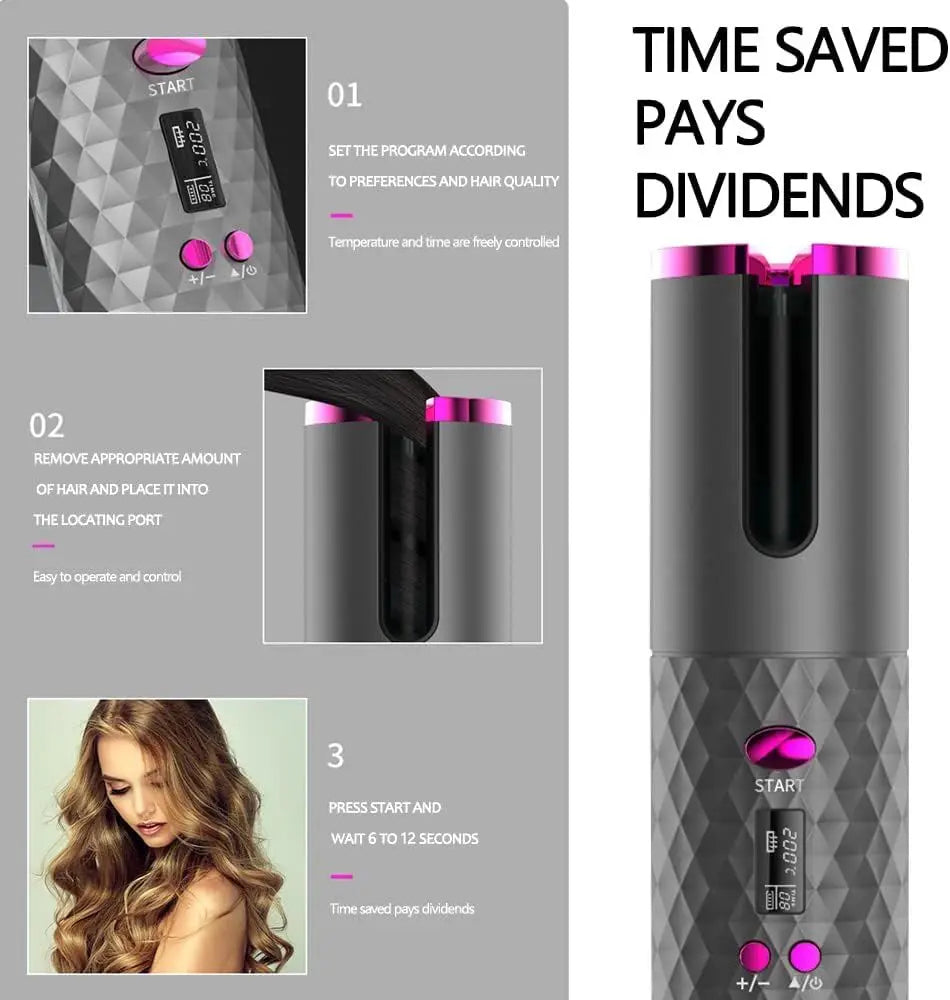 USB Rechargeable Unbound Cordless Auto Rotating