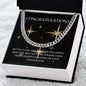 GRADUATION -CUBAN CHAIN