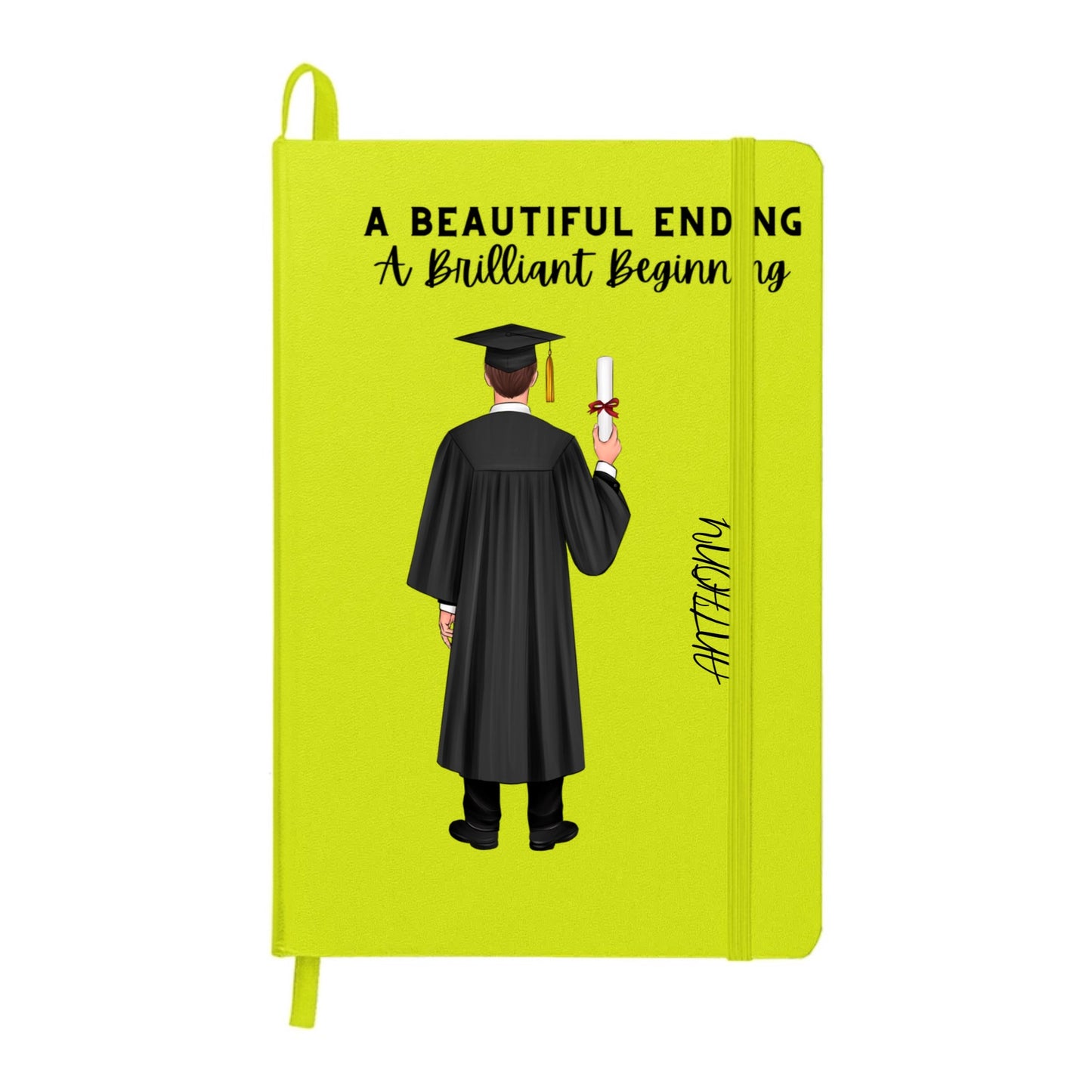 Graduation Gift For Her Him - Personalized Notebook Set
