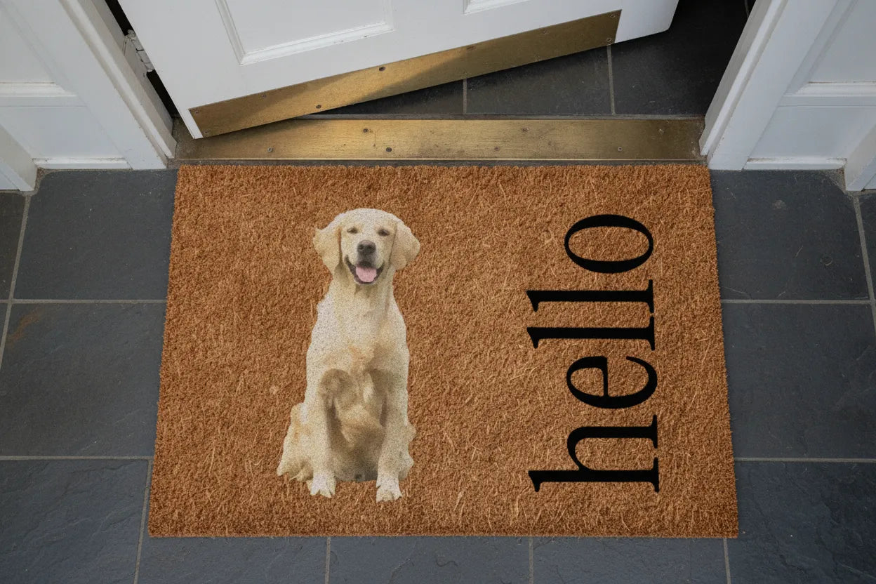 Pet Portrait Personalized Doormat