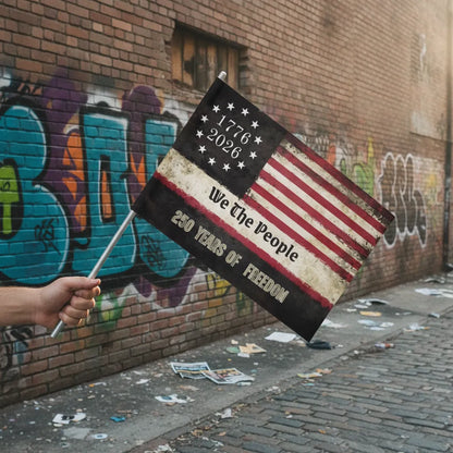 We The People 250 Grommet Flag for Semiquincentennial