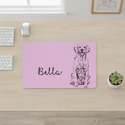 Personalized Pet Portrait Desk Mat