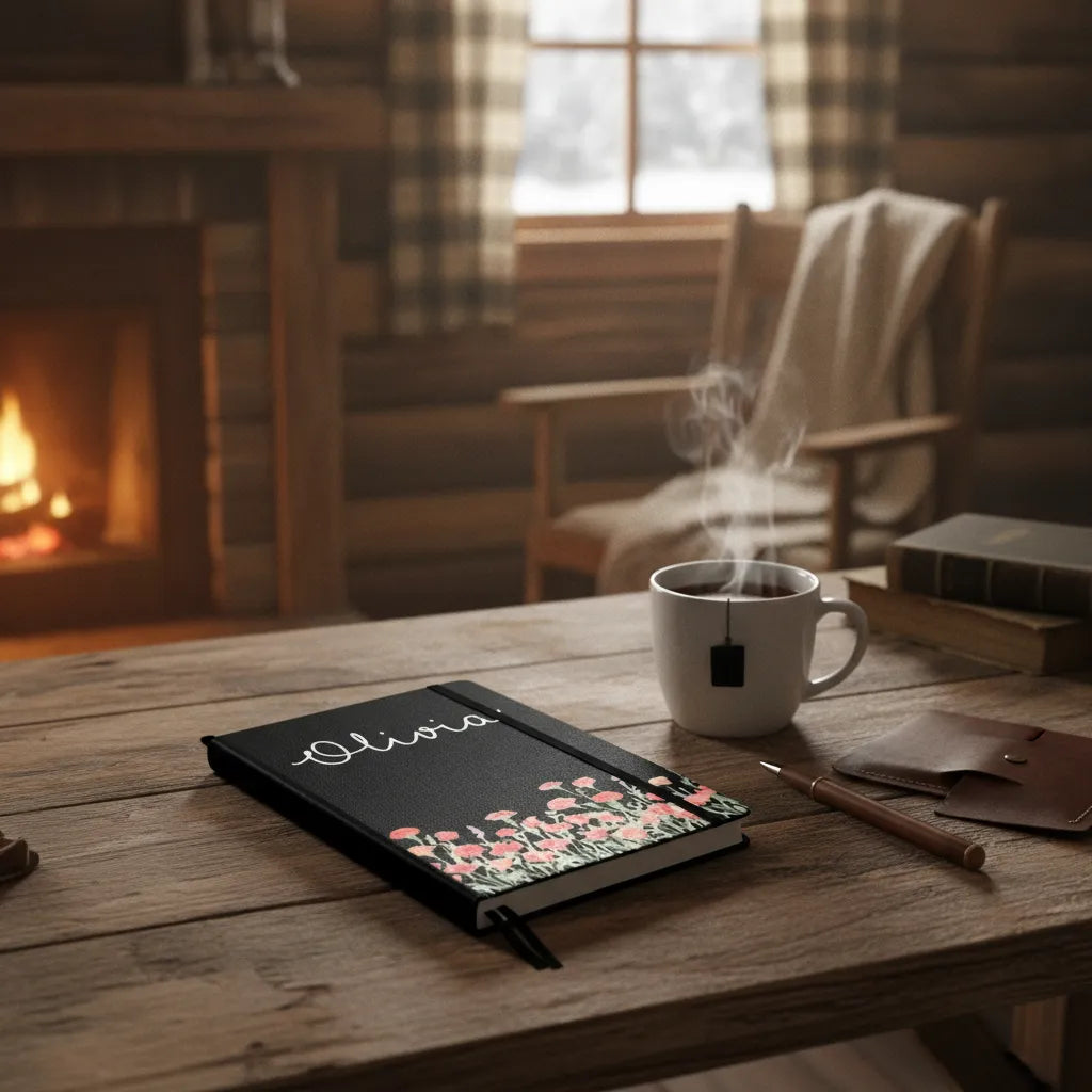 Personalized Birthflower Journal