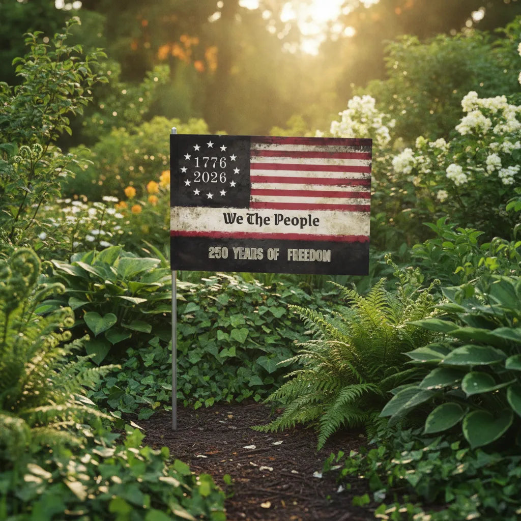 We The People 250 Grommet Flag for Semiquincentennial