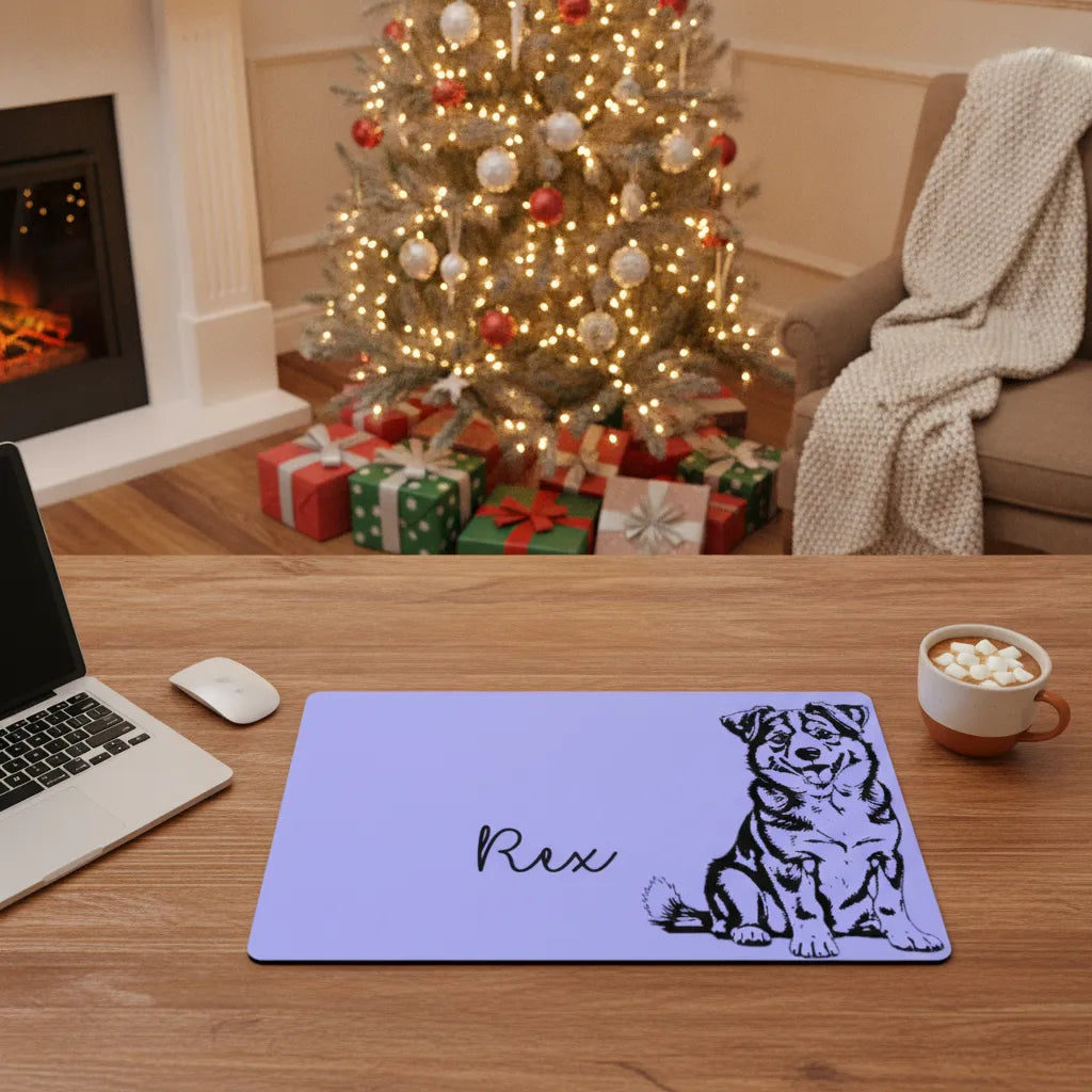Personalized Pet Portrait Desk Mat