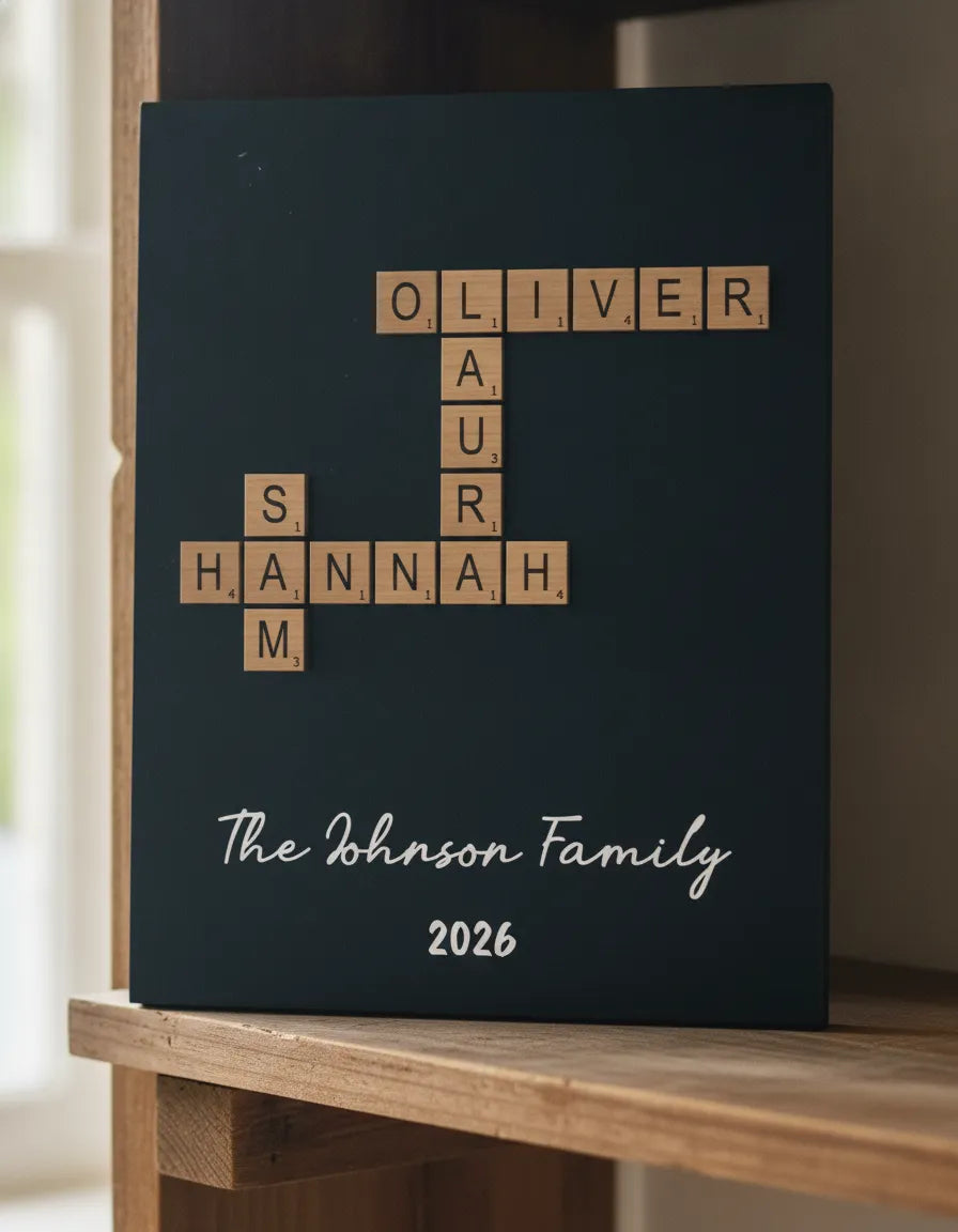 Our Family Name - Personalized Scrabble