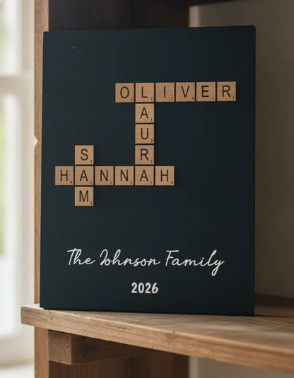 Our Family Name - Personalized Scrabble