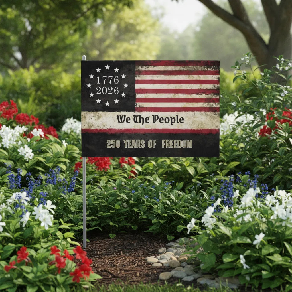 We The People 250 Grommet Flag for Semiquincentennial