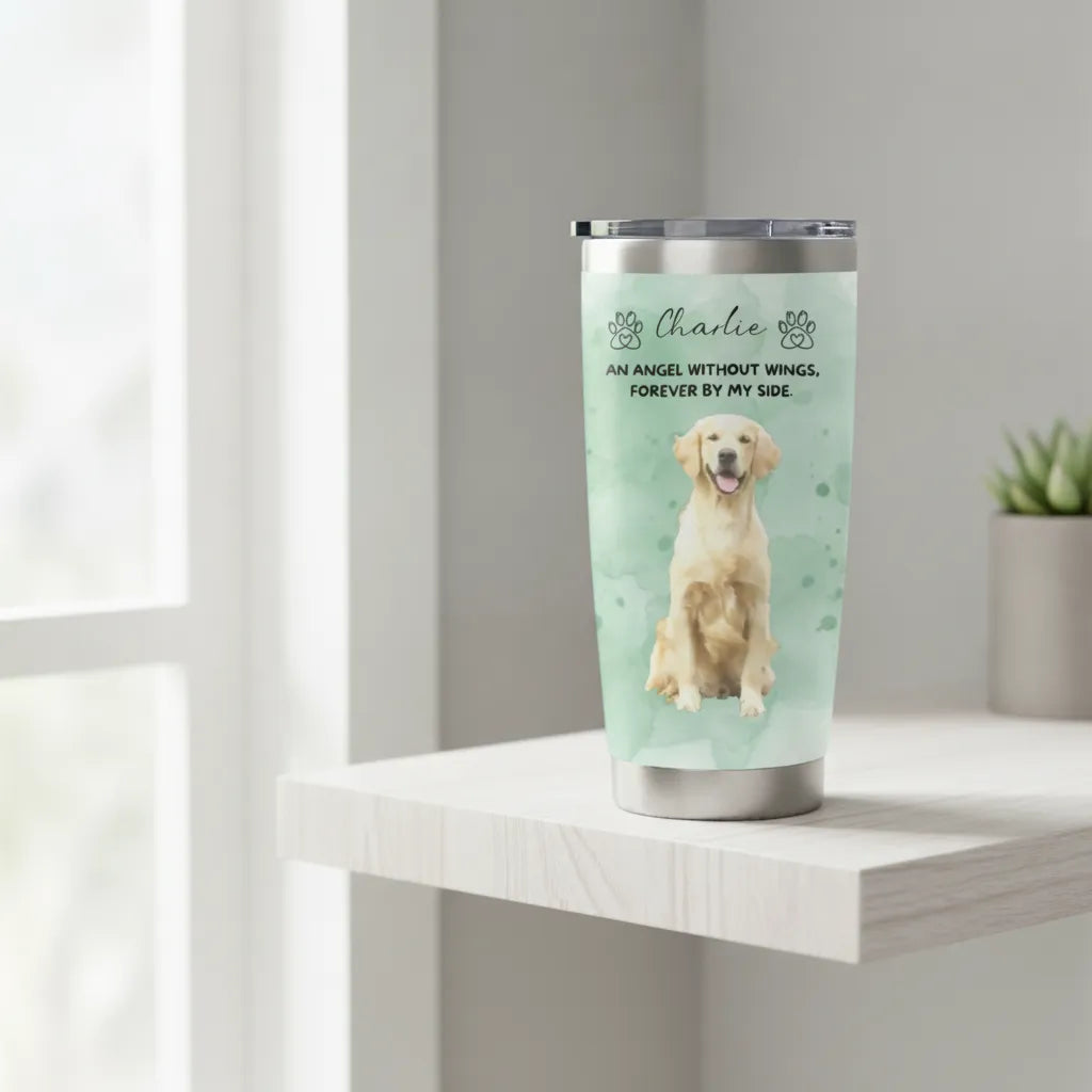Personalized Watercolor Pet Memorial Portrait