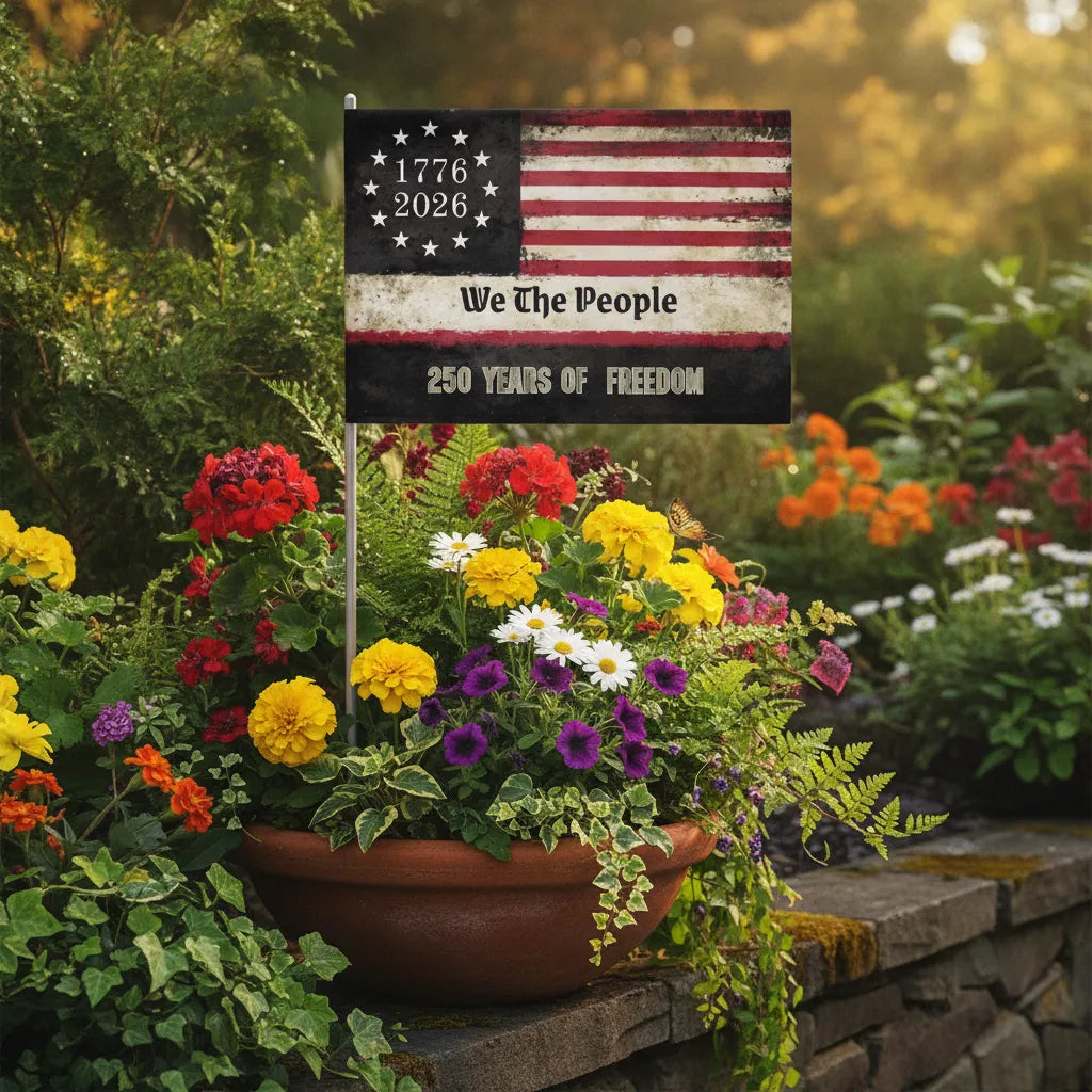 We The People 250 Grommet Flag for Semiquincentennial