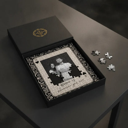King And Queen Custom Couples Photo How Lucky We Are - Personalized Photo Rectangle Building Brick