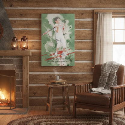 Personalized Watercolor Sports Poster