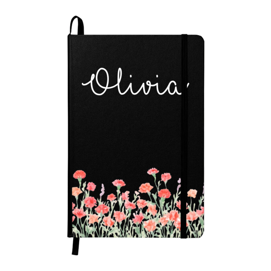 Personalized Birthflower Journal