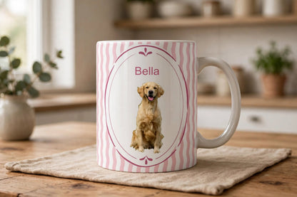 Custom Pet Portrait Personalized Mug