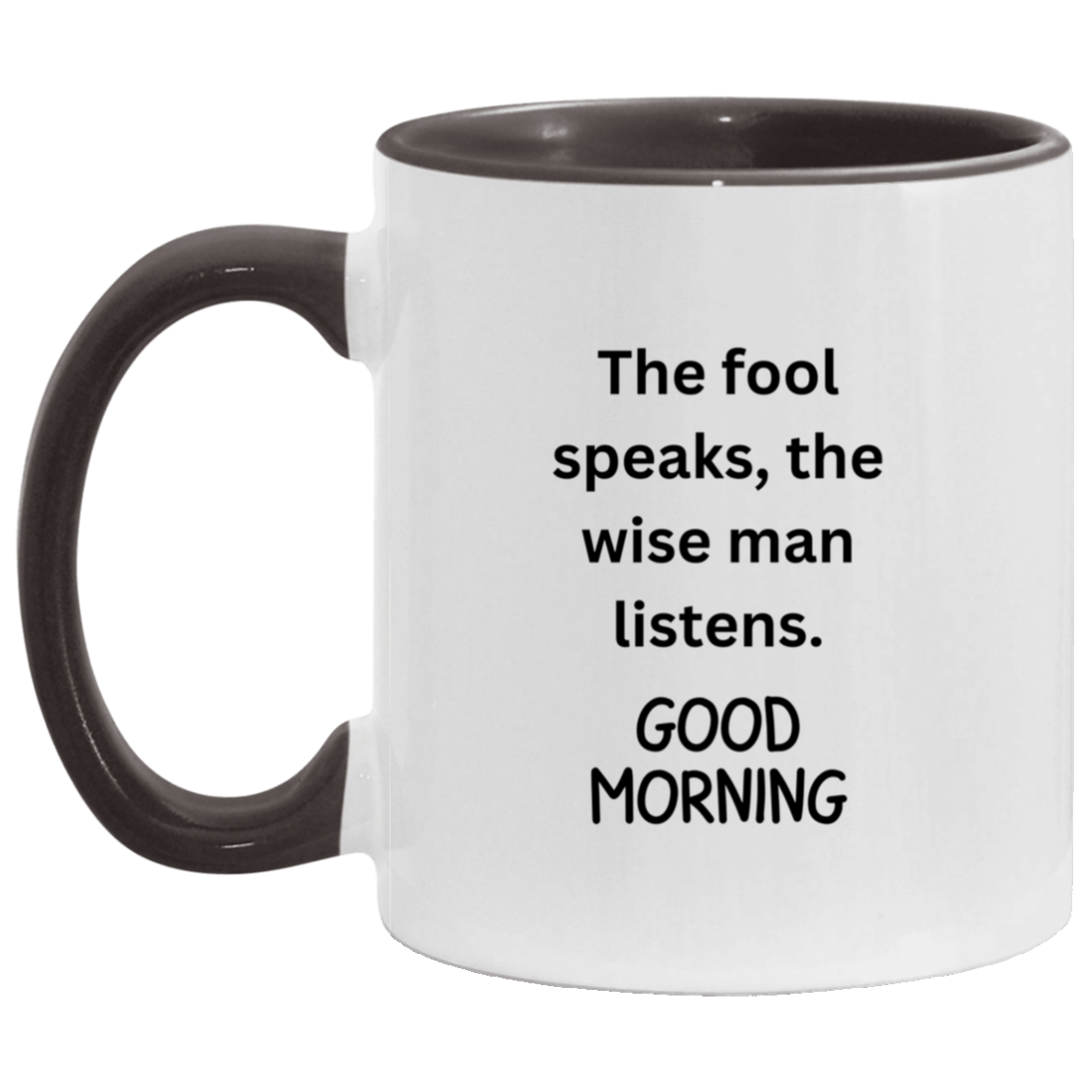 Good morning 11 oz. Accent Mug