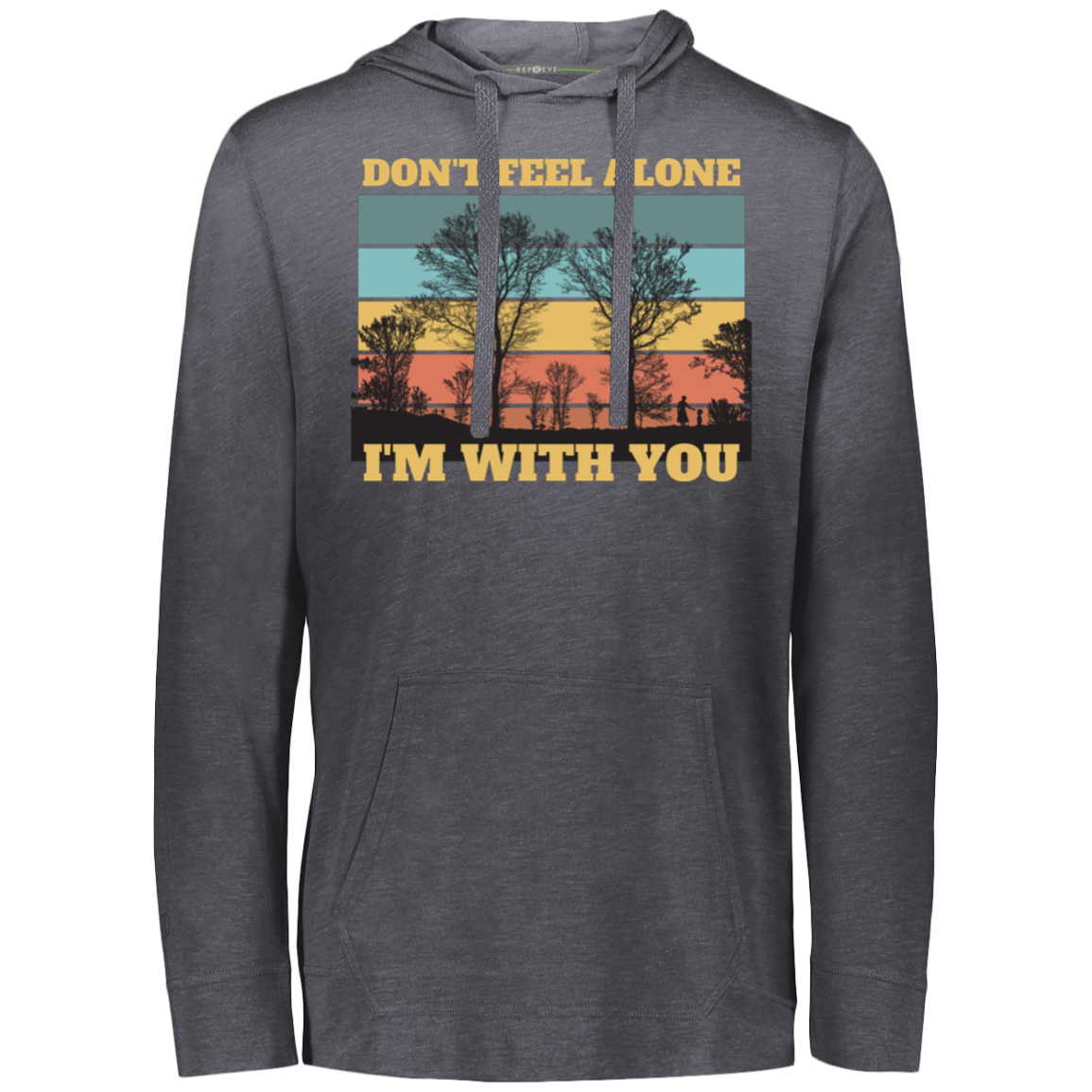 Not Alone Eco Triblend T-Shirt Hoodie