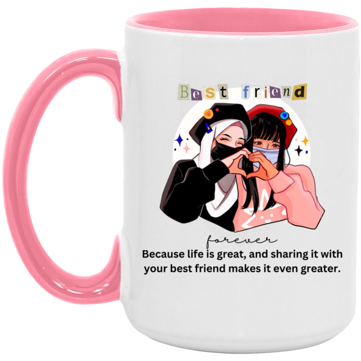 Best Friends 15oz. Accent Mug