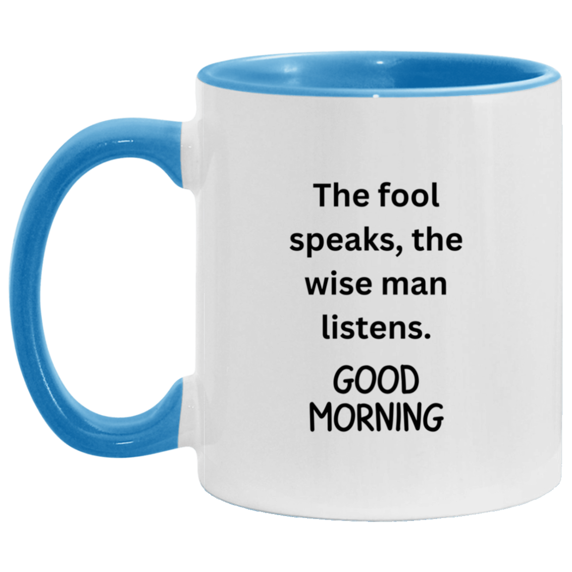 Good morning 11 oz. Accent Mug