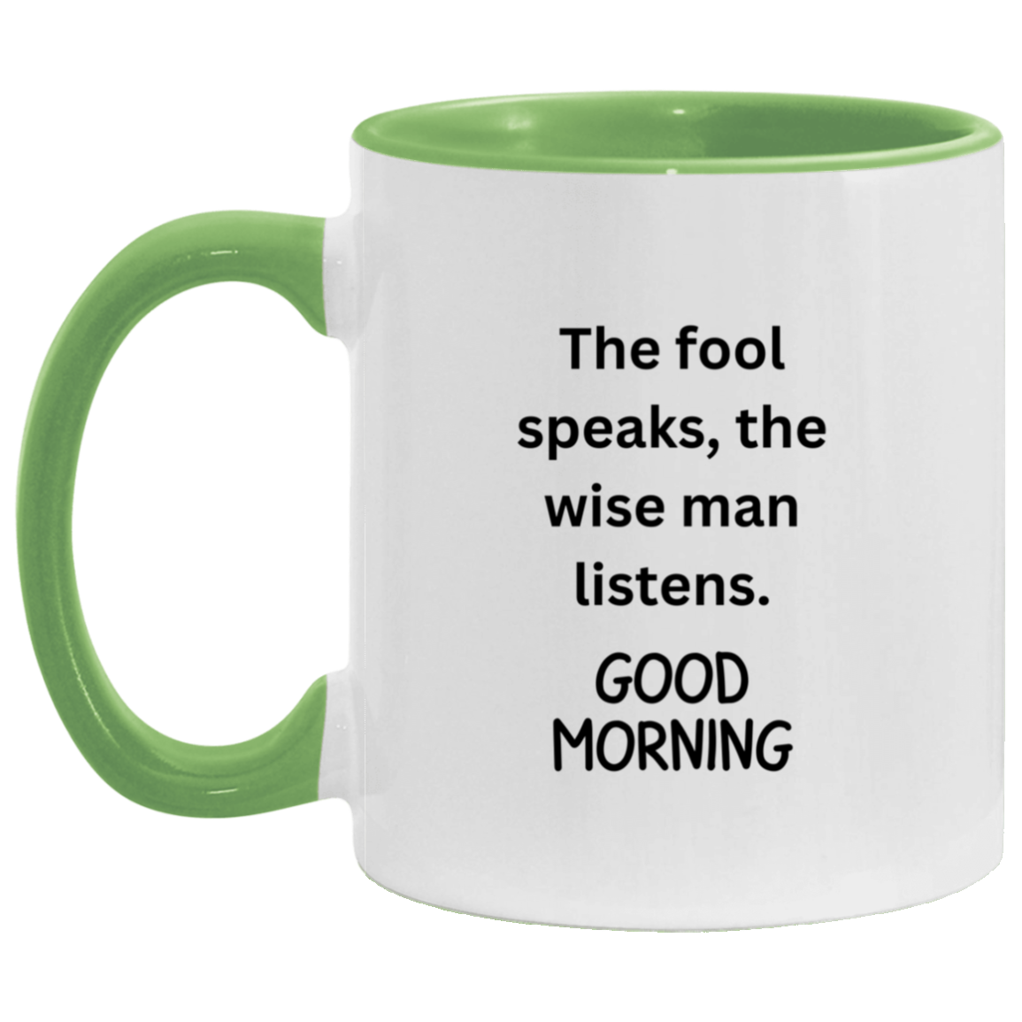 Good morning 11 oz. Accent Mug