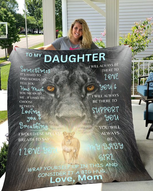 Daughter Plush Fleece Blanket - 50x60