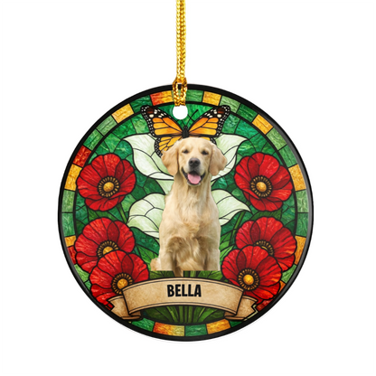 Stained Glass Custom Pet Portrait Stained Glass Style Gift For Pet Lover