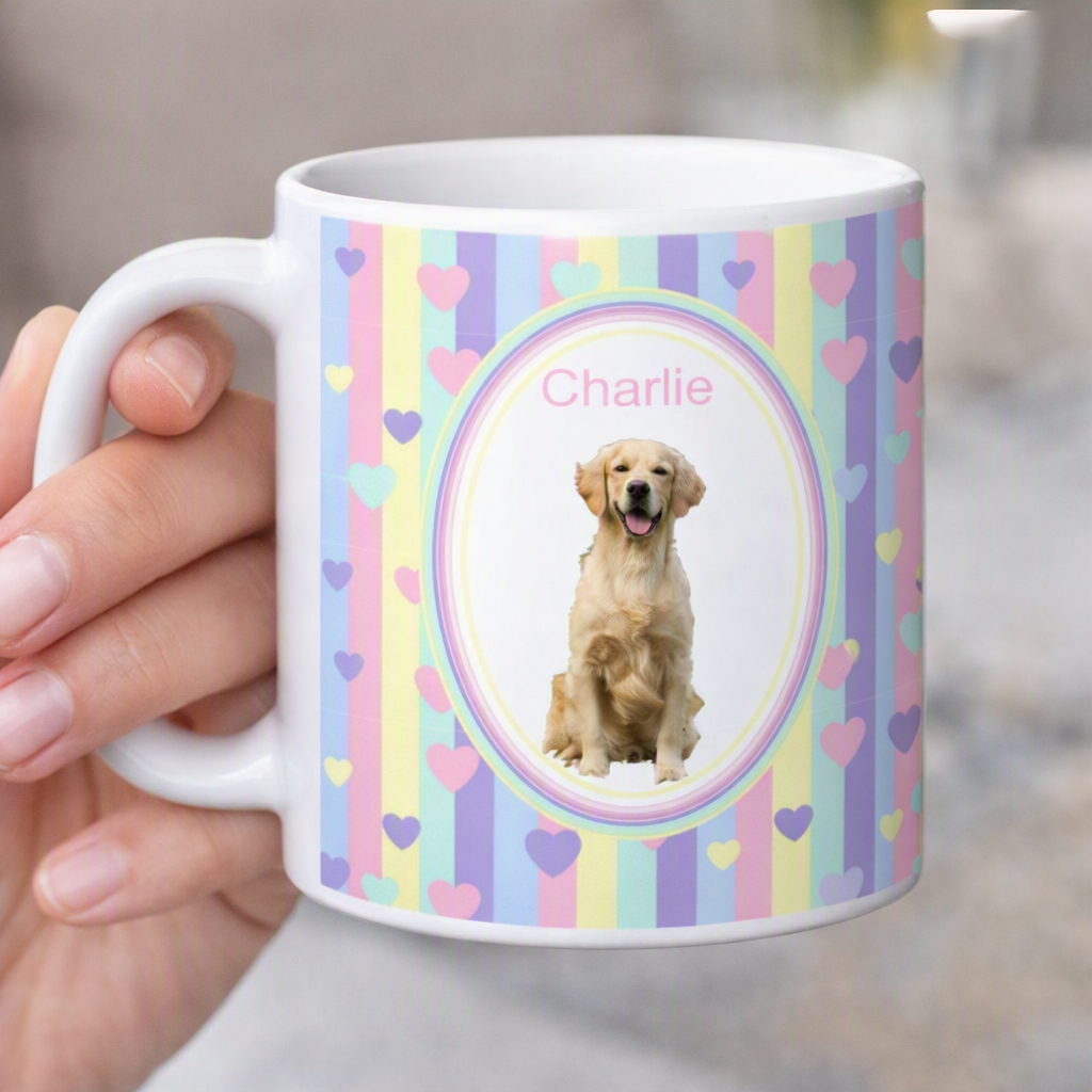 Custom Pet Portrait Personalized Mug