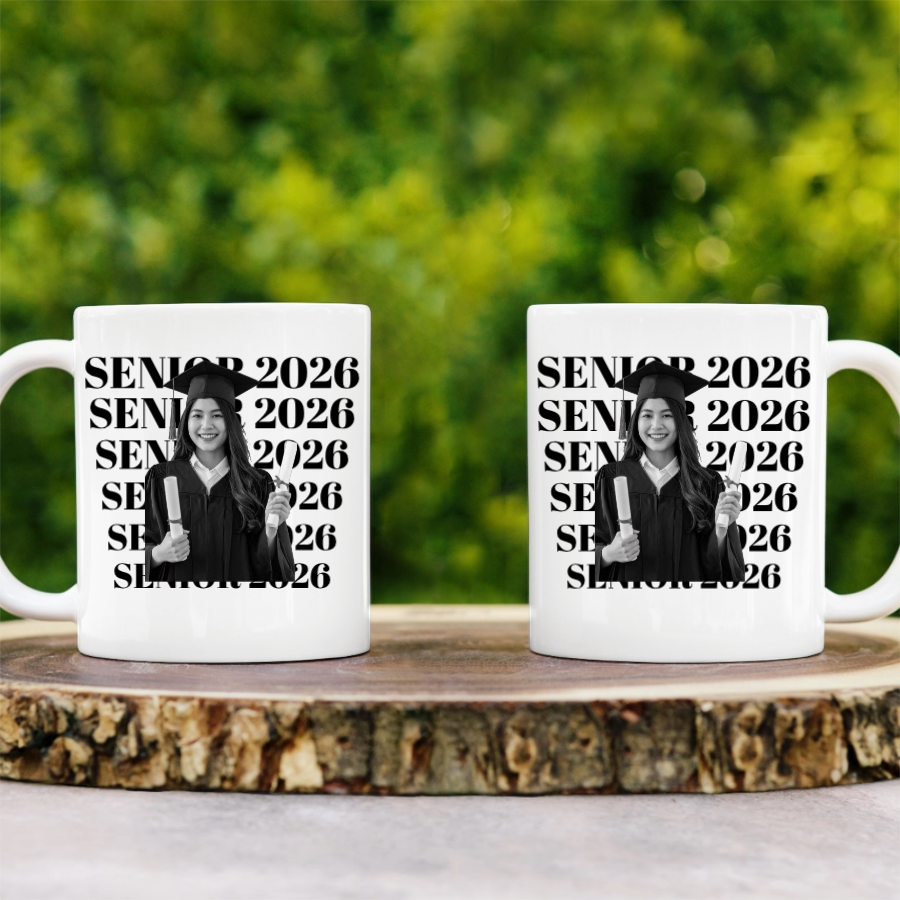Senior Vintage Photo - Personalized Mug