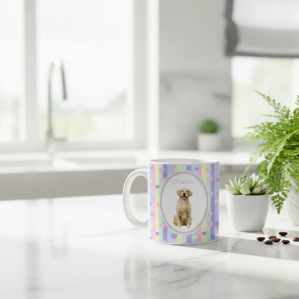 Custom Pet Portrait Personalized Mug