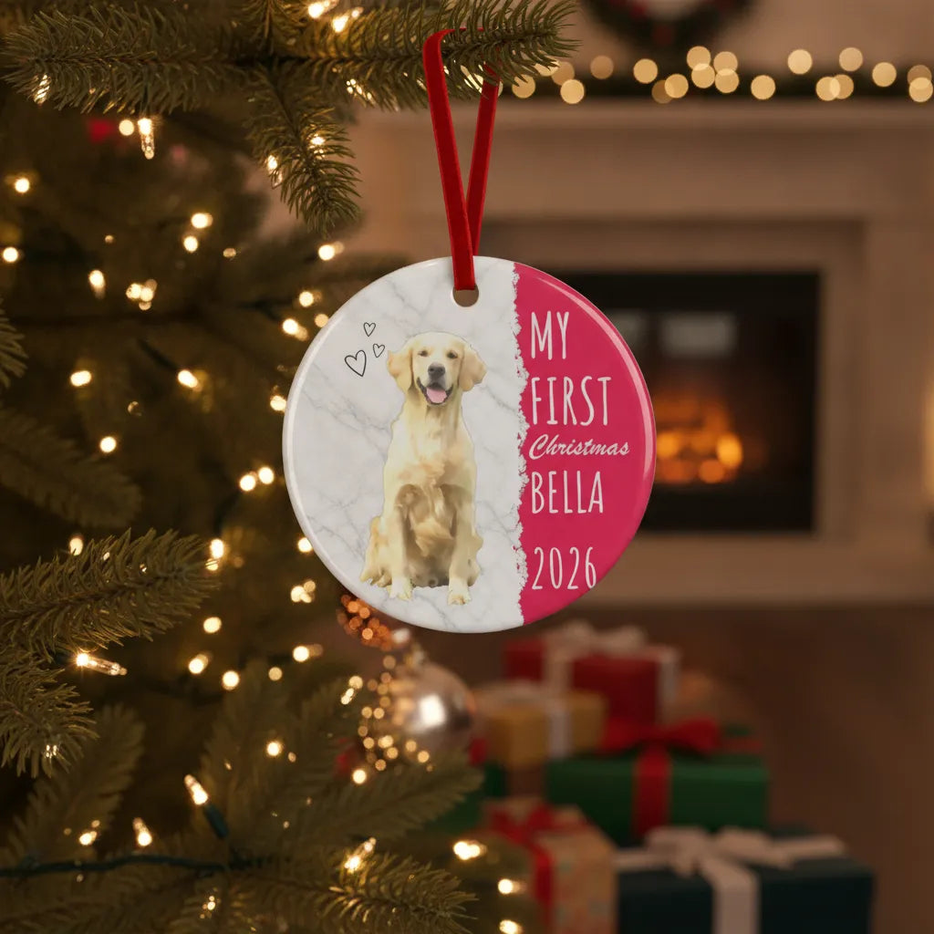 Our First Christmas - Personalized Pet Ornament