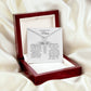 Mom - Bless You - Cross Necklace