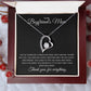 Mom of My Husband - Raised Him - Forever Love Necklace