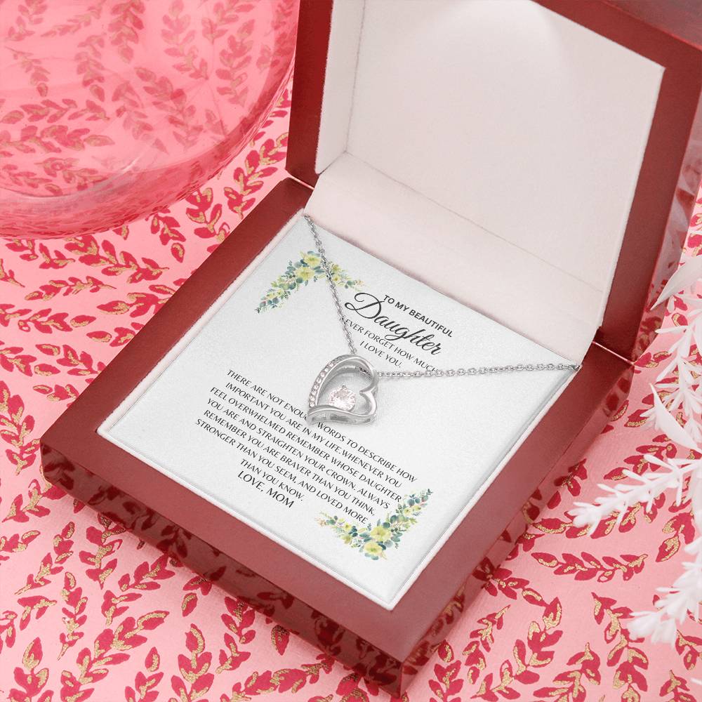 Daughter - Brave Crown - Forever Love Necklace