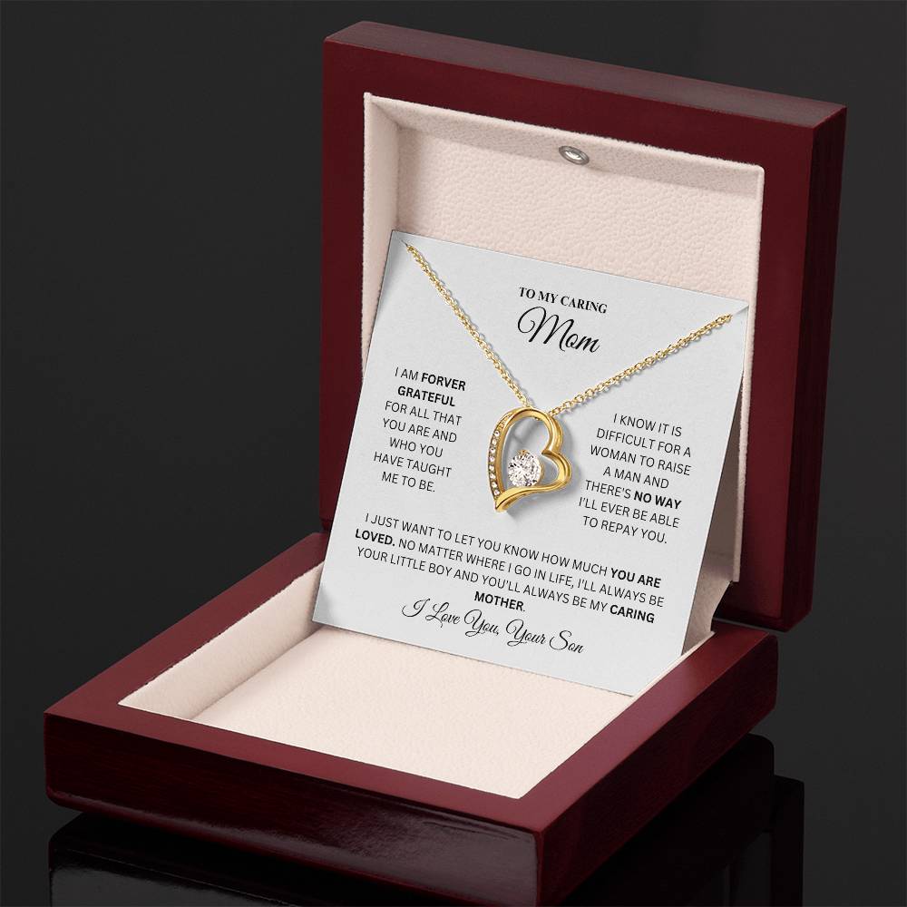 Mom -Love Me - Forever Love Necklace