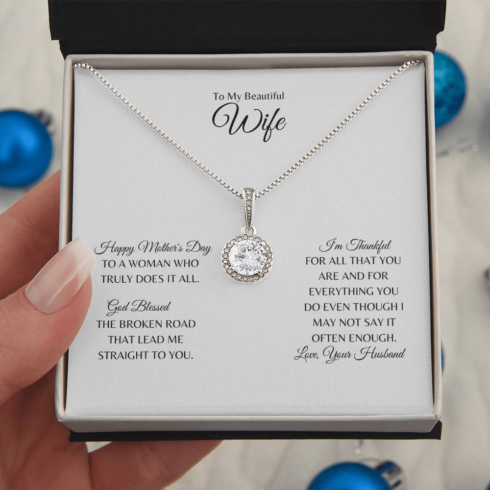 Wife - True Love -  Eternal Hope Necklace