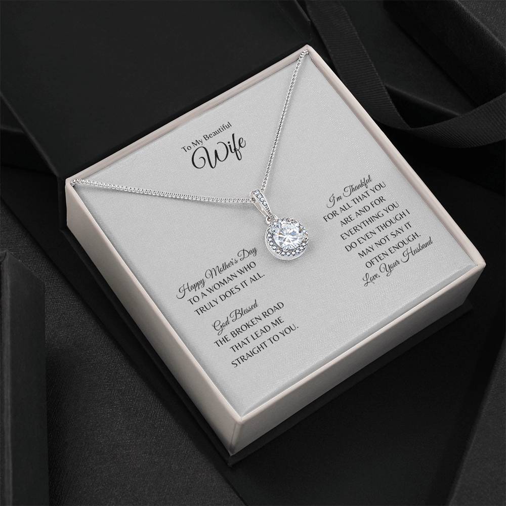 Wife - True Love -  Eternal Hope Necklace