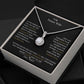 To My Future Wife - I Love That Will Forever Be My Guide- Eternal Hope Necklace