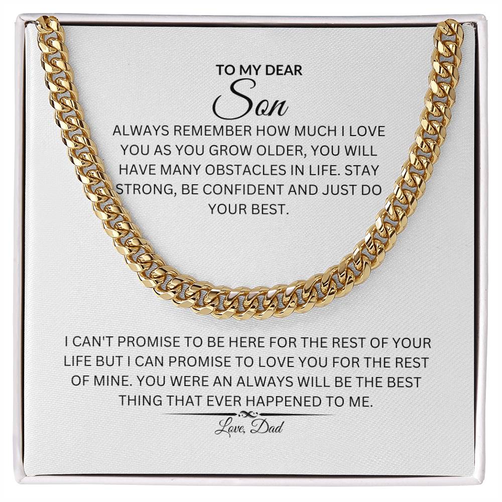 Son - Strong Heart - Cuban Link Chain