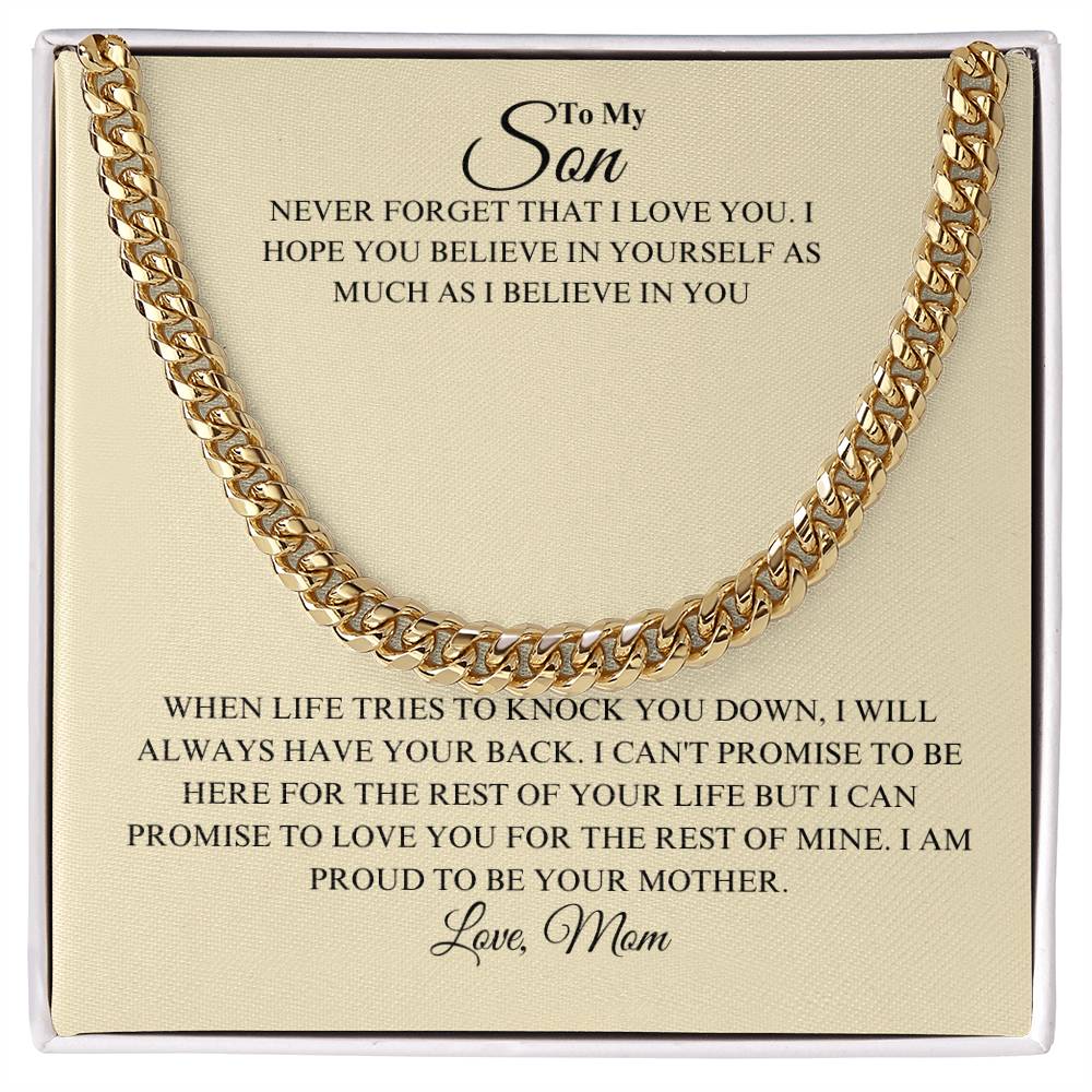 Son - Feel Loved - Cuban Link Chain