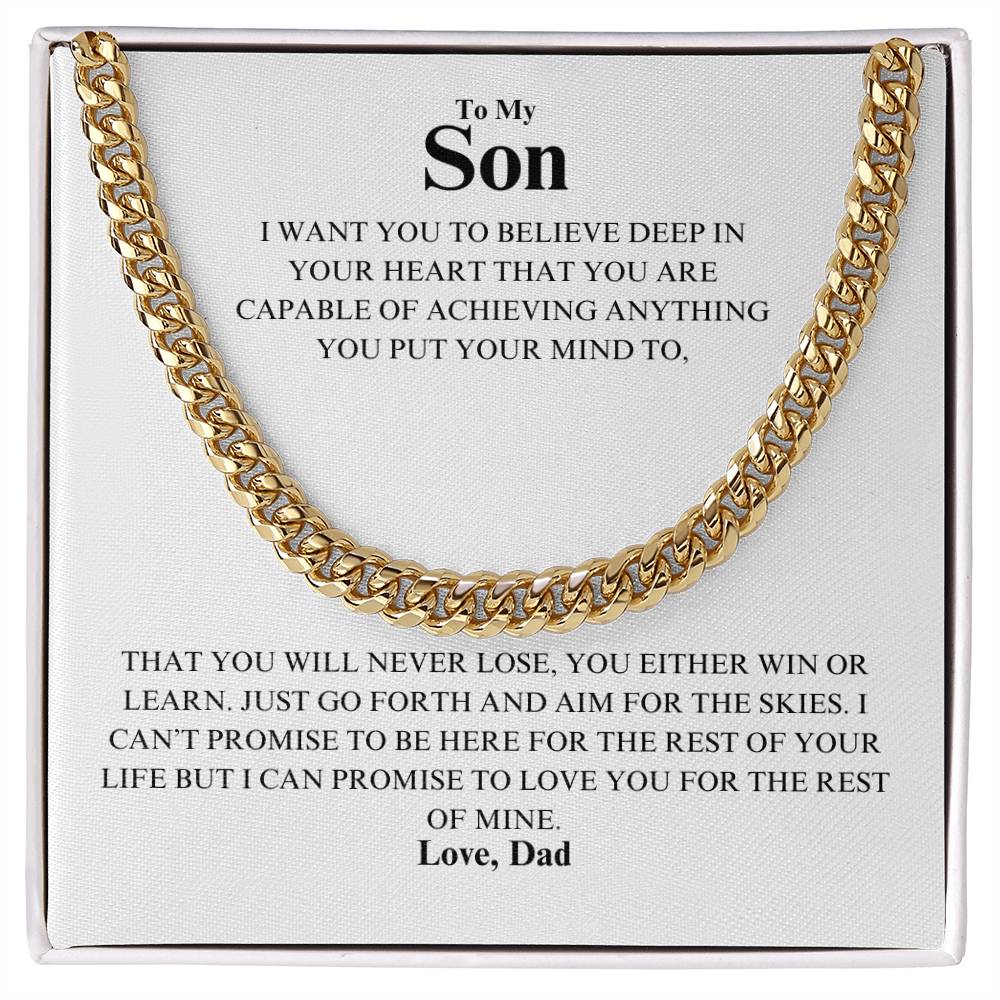 Son - Brave - Cuban Link Chain