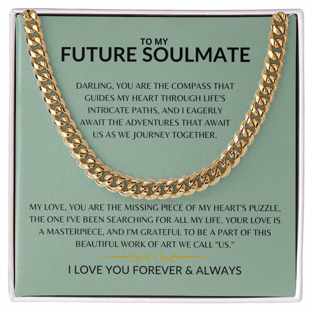 To My Future Husband - My Darling Soulmate - Cuban Link Chain