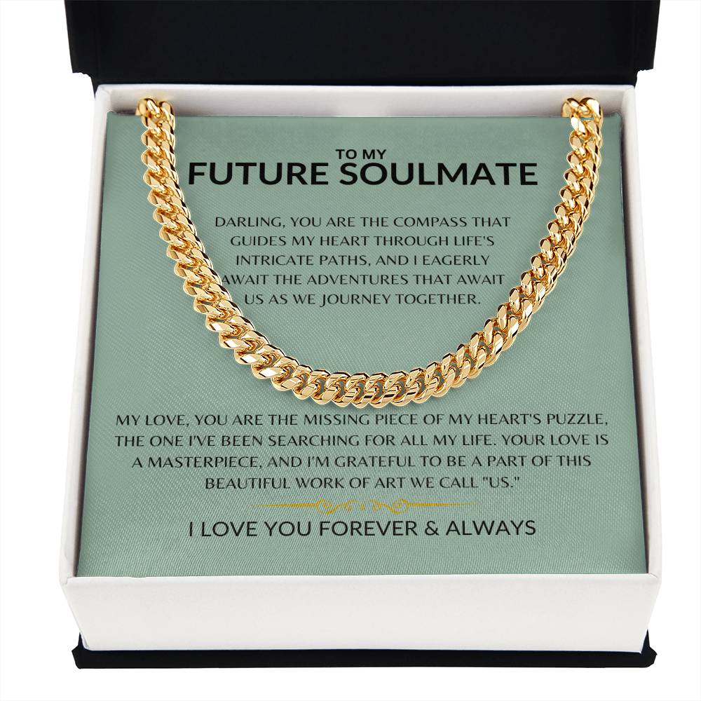 To My Future Husband - My Darling Soulmate - Cuban Link Chain