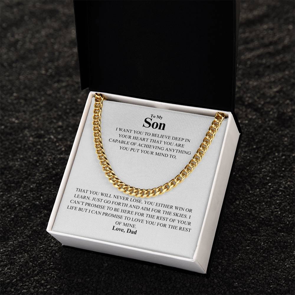 Son - Brave - Cuban Link Chain