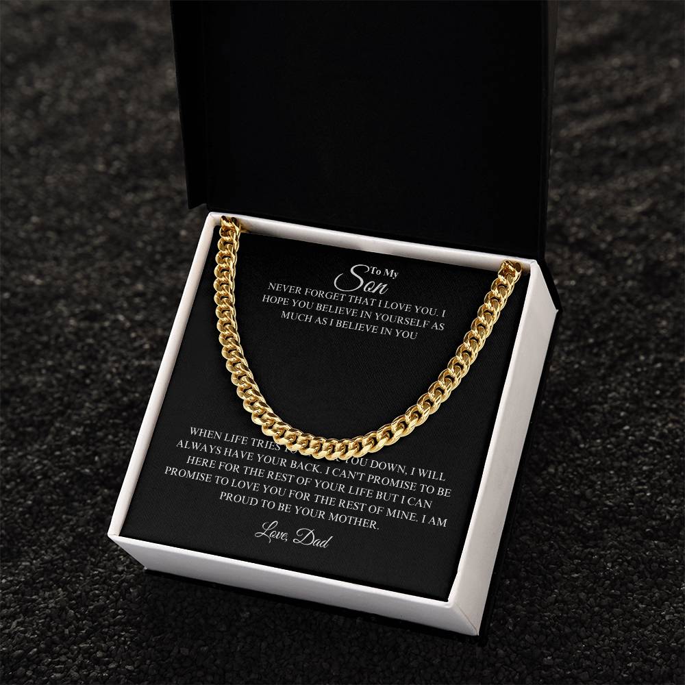 Son - Be Confident - Cuban Link Chain