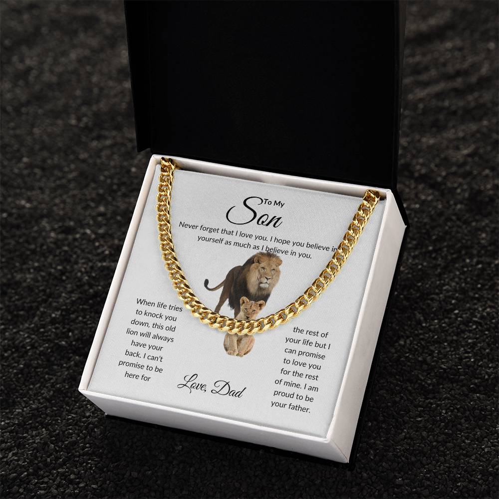 Son - Proud of You - Cuban Link Chain