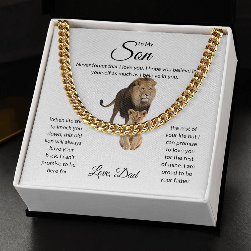 Son - Proud of You - Cuban Link Chain