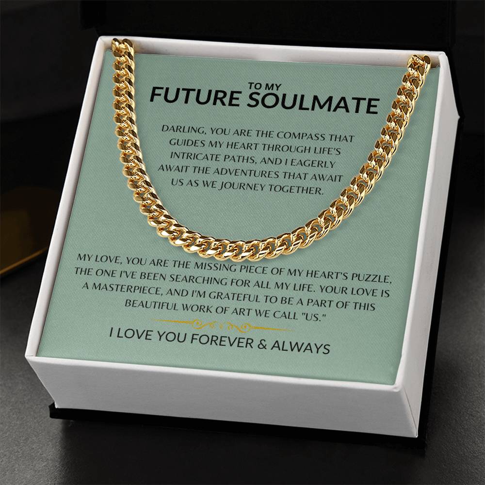 To My Future Husband - My Darling Soulmate - Cuban Link Chain