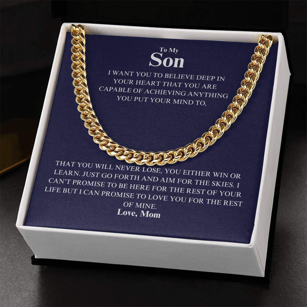 Son - Hugs - Cuban Link Chain