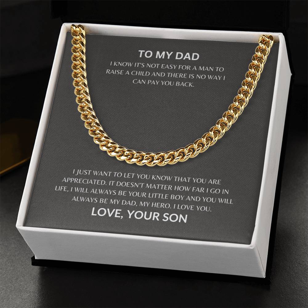 Dad - Educator - Cuban Link Chain