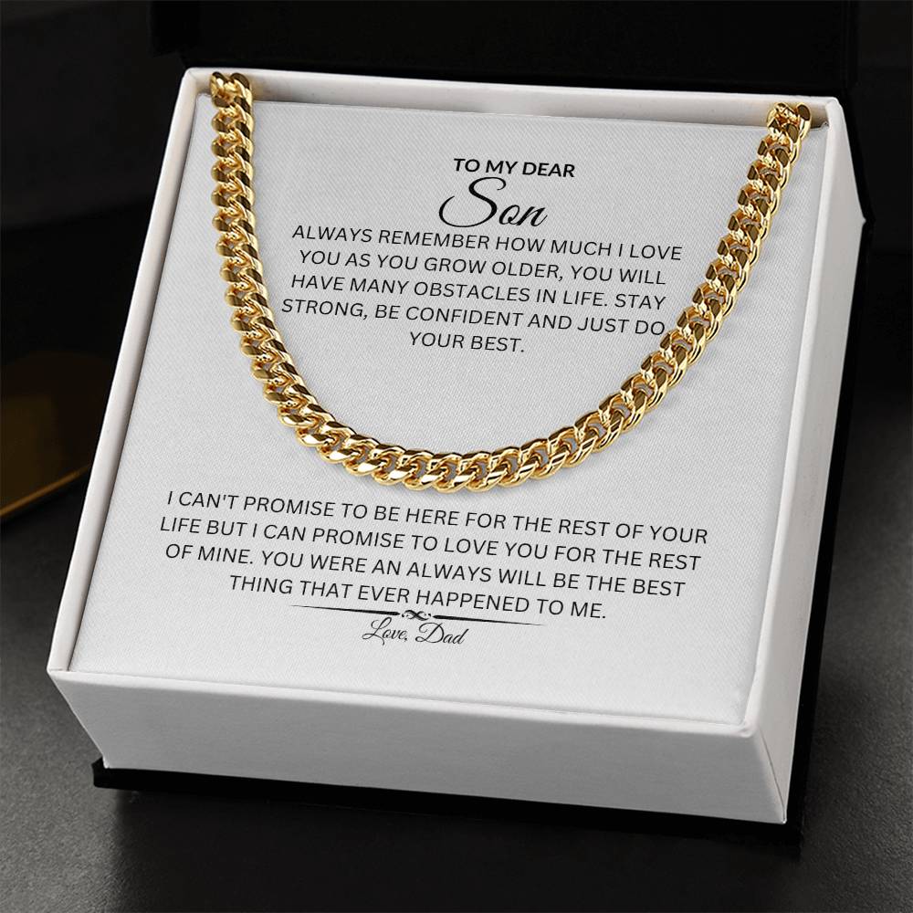 Son - Strong Heart - Cuban Link Chain